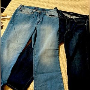 Jeans-2 pair Size 14/32